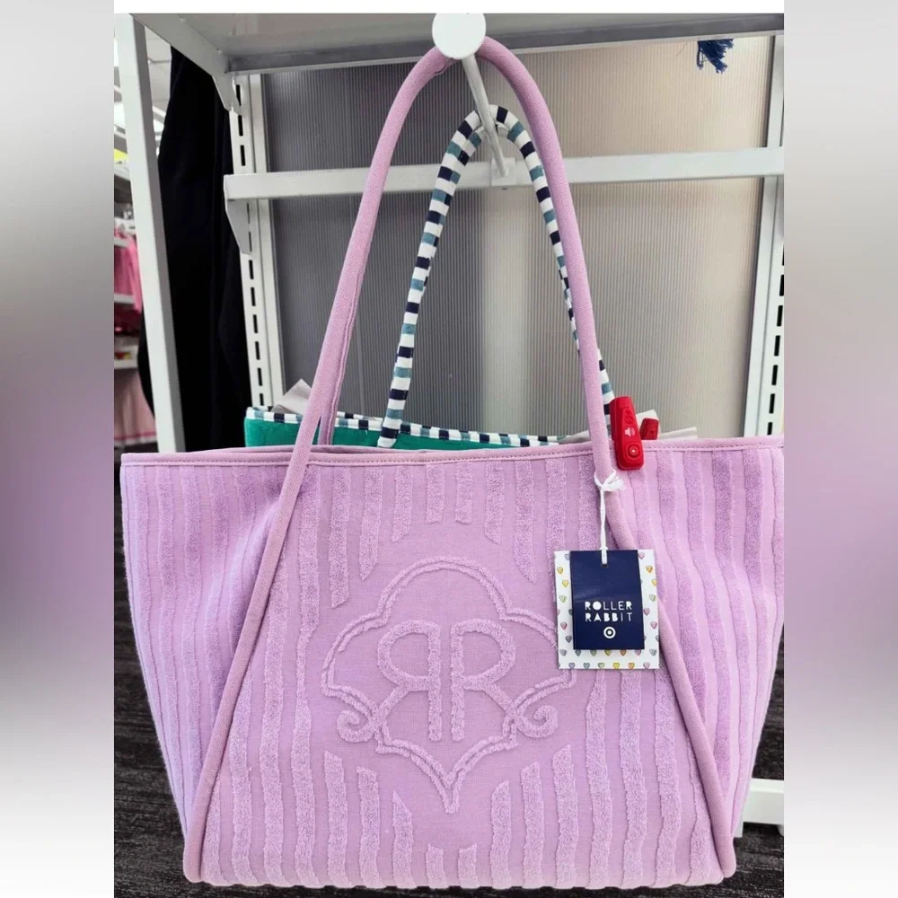Beach tote Roller rabbit x target large bag —Lavender - Picture 5 of 5